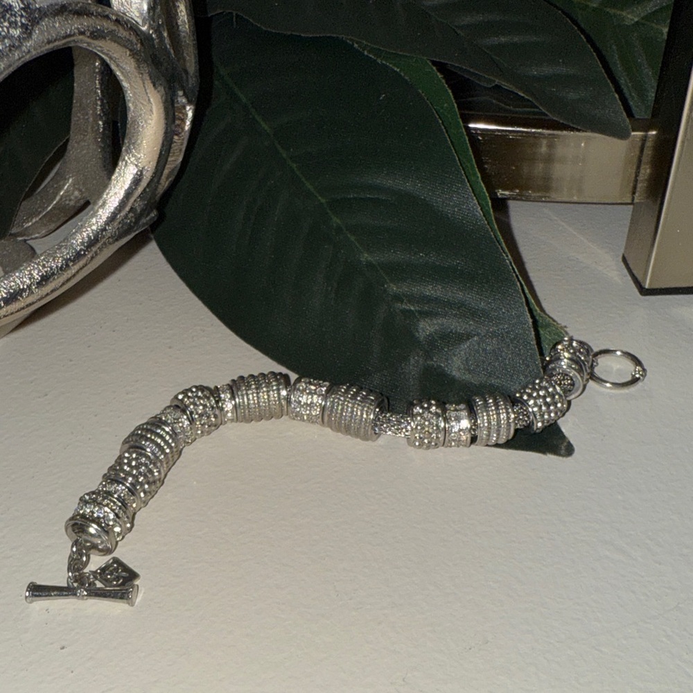 Banana Republic Silver Beaded Bracelet